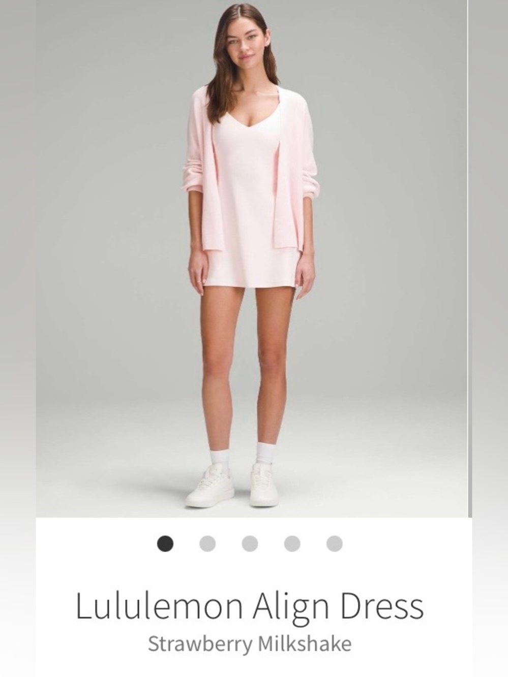 Lululemon Align dress Strawberry Milkshake size 14